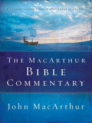 cover image of The MacArthur Bible Commentary